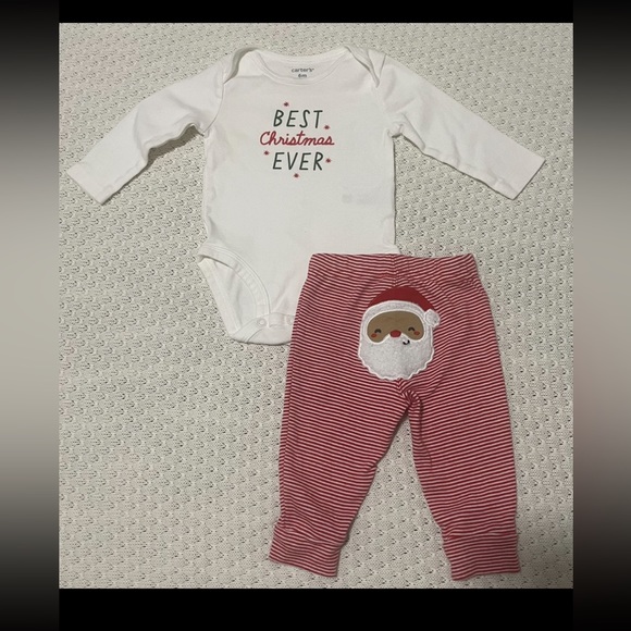 Carters Christmas baby outfit (two piece) - Picture 2 of 4